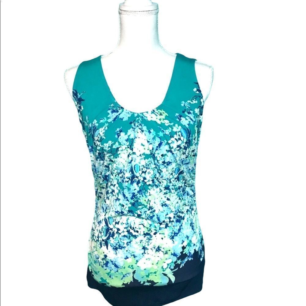 NY&Co floral sleeveless top